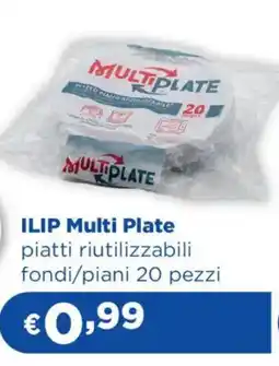 Acqua & Sapone ILIP Multi Plate piatti riutilizzabili fondi/piani 20 pezzi offerta