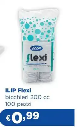 Acqua & Sapone ILIP Flexi bicchieri 200 CC 100 pezzi offerta