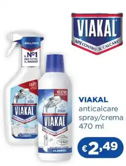 Acqua & Sapone VIAKAL anticalcare spray/crema offerta