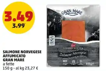 PENNY Salmone norvegese affumicato GRAN MARE offerta