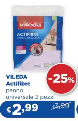 Acqua & Sapone VILEDA Actifibre panno universale offerta