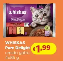 Acqua & Sapone WHISKAS Pure Delight umido gatto offerta