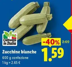 Lidl Zucchine bianche offerta