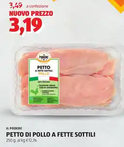 ALDI Il podere petto di pollo a fette sottili offerta