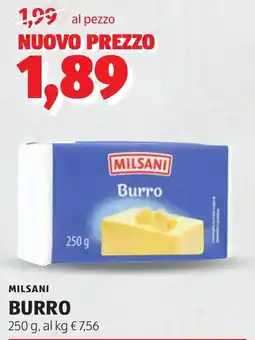 ALDI MILSANI Burro offerta