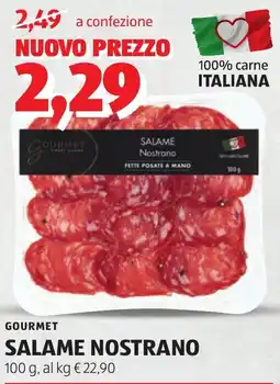 ALDI Gourmet salame nostrano offerta