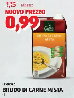 ALDI Le gusto brodo di carne mista offerta