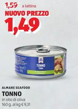 ALDI Almare seafood tonno offerta