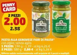 PENNY Pesto alla genovese FIOR DI PASTA offerta