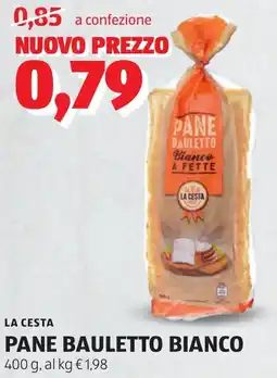 ALDI La cesta pane bauletto bianco offerta