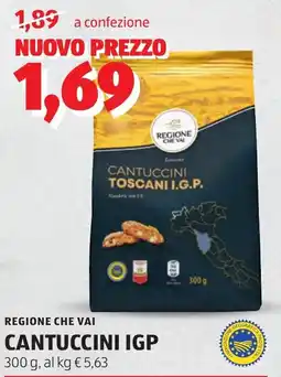 ALDI Regione che vai cantuccini IGP offerta
