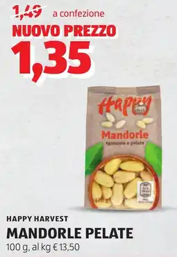 ALDI Happy harvest mandorle pelate offerta