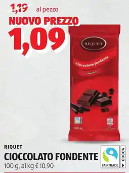 ALDI Riquet cioccolato fondente offerta