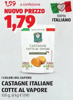 ALDI I colori del sapore castagne italiane cotte al vapore offerta