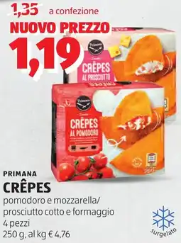 ALDI Primana crêpes offerta