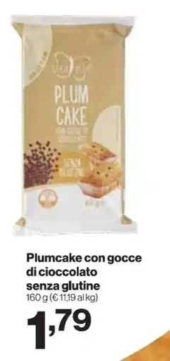 In'S Mercato Plumcake con gocce di cioccolato senza glutine offerta