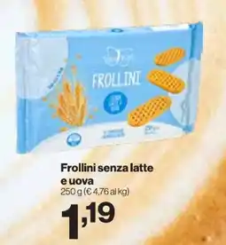 In'S Mercato Frollini senza latte e uova offerta