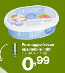 In'S Mercato Formaggio fresco spalmabile light offerta