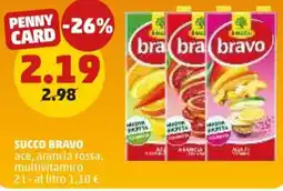 PENNY Succo bravo ace, arancia rossa, multivitamico offerta