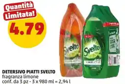 PENNY Detersivo piatti svelto fragranza limone offerta