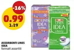 PENNY Assorbenti lines idea offerta