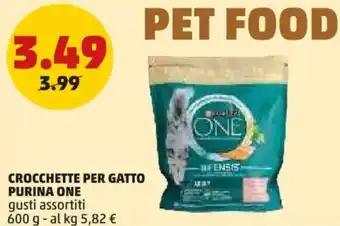 PENNY Crocchette per gatto PURINA ONE offerta