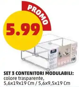 PENNY Set 3 contenitori modulabili offerta