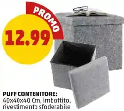 PENNY Puff contenitore, imbottito, rivestimento sfoderabile offerta