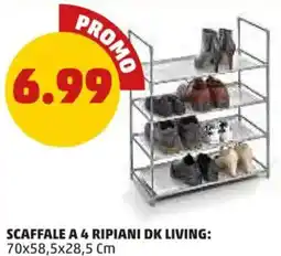 PENNY Scaffale a 4 ripiani dk living offerta