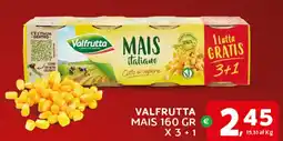Extra Supermercati Valfrutta mais offerta