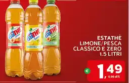 Extra Supermercati Estathè limone/pesca classico e zero offerta