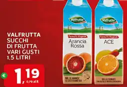 Extra Supermercati Valfrutta succhi di frutta offerta