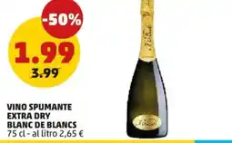 PENNY Vino spumante extra dry blanc de blancs offerta