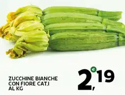 Extra Supermercati Zucchine bianche con fiore cat.i al kg offerta