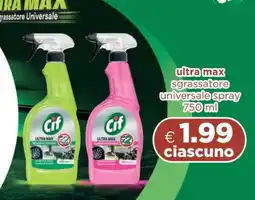 Acqua & Sapone Cif Ultra Max offerta