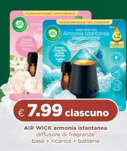 Acqua & Sapone AIR WICK Armonia Istantanea offerta