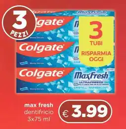 Acqua & Sapone Colgate Max Fresh dentifricio offerta