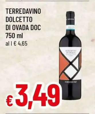 Famila TERREDAVINO DOLCETTO DI OVADA DOC 750 ml offerta