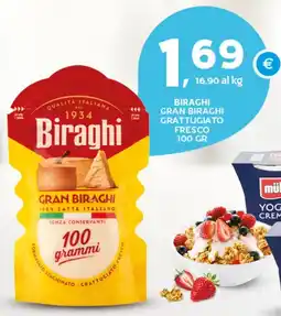 Extra Supermercati Biraghi gran biraghi grattugiato fresco offerta