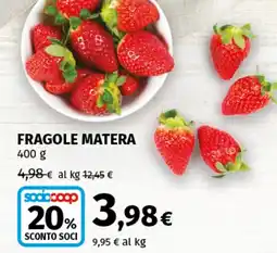 Coop Superstore Fragole matera offerta