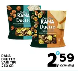 Extra Supermercati Rana duetto offerta