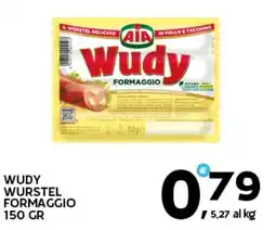 Extra Supermercati AIA Wudy wurstel formaggio offerta