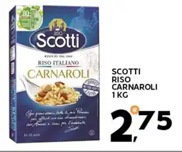 Extra Supermercati Scotti riso carnaroli offerta