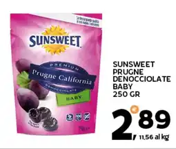 Extra Supermercati Sunsweet prugne denocciolate baby offerta