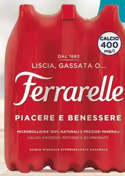 Extra Supermercati Ferrarelle acqua minerale effervescente naturale offerta