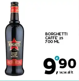 Extra Supermercati Borghetti caffe' 25 offerta