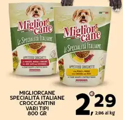 Extra Supermercati Migliorcane specialita italiane croccantini offerta