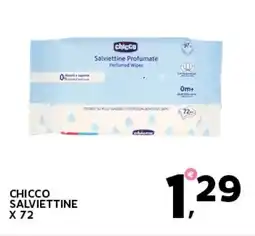 Extra Supermercati Chicco salviettine x72 offerta
