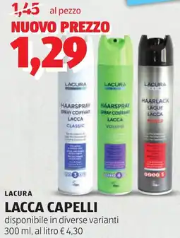 ALDI Lacura lacca capelli offerta