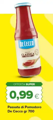 Oasi Passata di Pomodoro De Cecco offerta